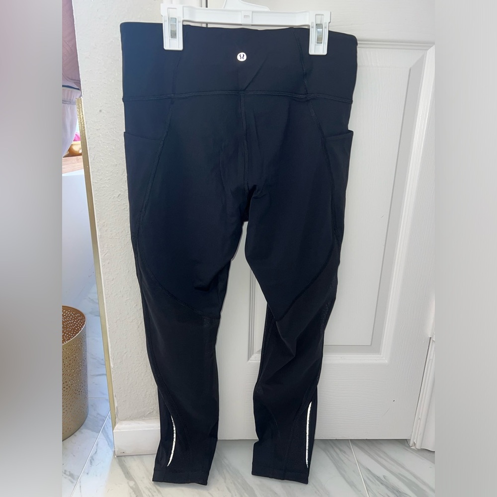 Lululemon black leggings - size 10